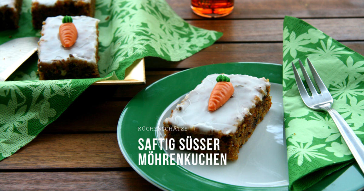 Saftig süßer Schoko-Möhrenkuchen