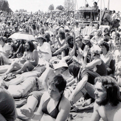 Das Moers Festival 1977. Foto: Stadtarchiv Moers