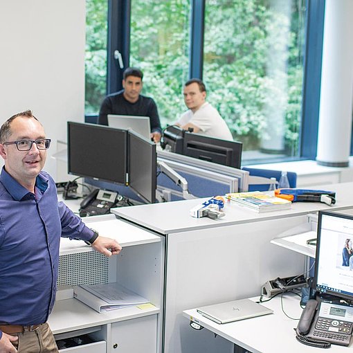 Die IT-Abteilung bei TROX ist in mehrere Teams unterteilt, von der jedes Verantwortung für einen ganz speziellen Teilbereich besitzt.