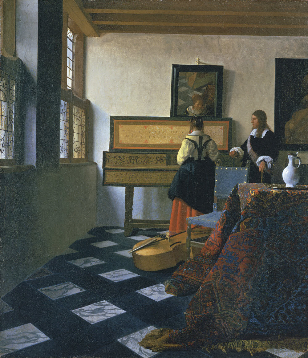 Die Musikstunde_Jan Vermeer © Her Majesty Queen Elizabeth II 2016