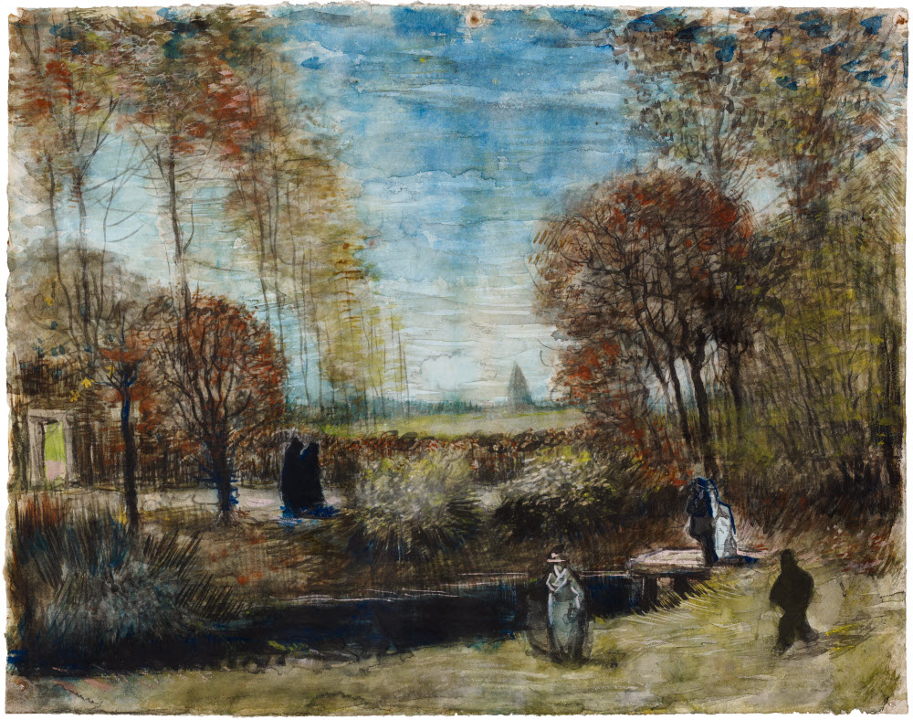 Vincent van Gogh (1853-1890), Der Pfarrgarten in Nuenen, 1885_Quelle Het Noordbrabants Museum